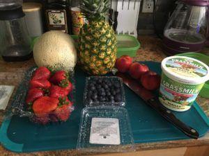 healthy fruit breakfast